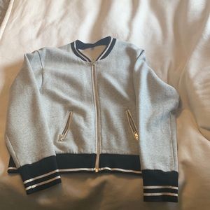 Zipper up sweatshirt grey size X-Large
